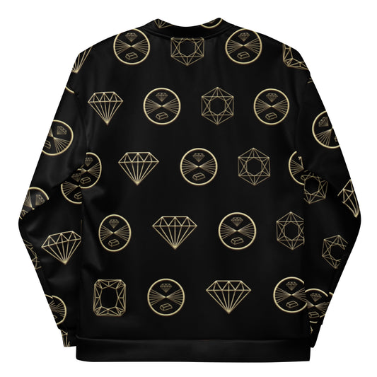 Gold & Gems All Over Bomber Jacket